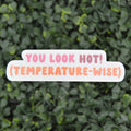 You Look Hot! Temperature-Wise! Sticker